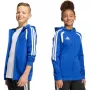 adidas Tiro 26 League Sweat Full Zip Hoodie vaikiškas džemperis su gobtuvu mėlynas KF9102 164cm