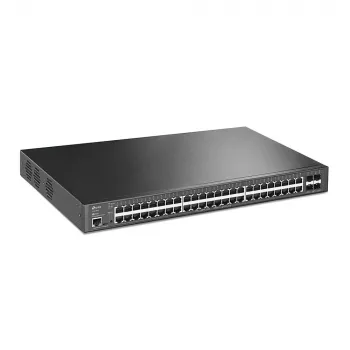 TP-Link JetStream TL-SG3452XP valdomas L2+ Gigabit Ethernet (10/100/1000) komutatorius su PoE, 1U, juodas