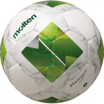 Molten Vantaggio F5N3400-G futbolo kamuolys, baltai žalias, 5 dydis