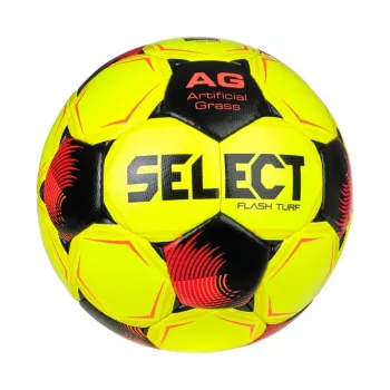 Select FB Flash Turf v26 FIFA Basic futbolo kamuolys, 5 dydis, geltonai raudonas, 110056