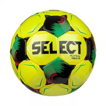 Select Futsal Mimas v26 FIFA Basic futbolo kamuolys salės futbolui, 4 dydis, geltonai-juodai-žalias