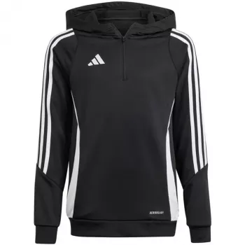 adidas Tiro 24 Training Hoodie vaikams, juodas IJ9960 164cm