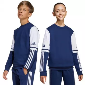 Vaikiškas adidas Squadra 25 Sweat Crew megztinis, tamsiai mėlynas, JD4814, 140 cm