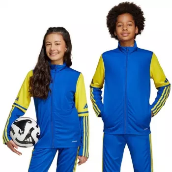 adidas Squadra 25 Training vaikiška sportinė striukė, mėlyna, JP3150, 128 cm