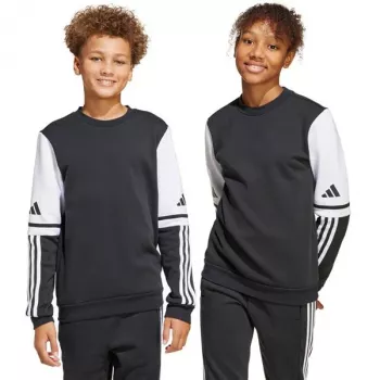 adidas Squadra 25 Sweat Crew juodas vaikiškas megztinis JE2773 164cm