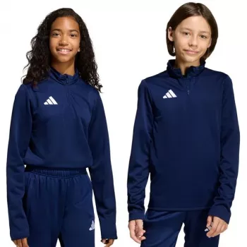 Vaikiška sportinė striukė adidas Entrada 26 Training Top tamsiai mėlyna JZ6638 116cm