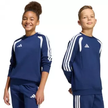 adidas Tiro 26 League Sweat Crew vaikiškas sportinis megztinis tamsiai mėlynas KF5821 140cm