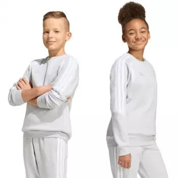 adidas Tiro 26 League Sweat Crew vaikiškas sportinis megztinis, pilkas, KF5823, 140 cm