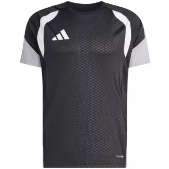 adidas Tiro 26 Competition Training Jersey vyriška futbolo treniruočių marškinėliai juodi-pilki-balti JX4254 S