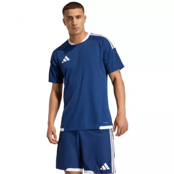 adidas Tiro 26 Competition Match Jersey futbolo marškinėliai vyrams, tamsiai mėlyni/balti, KA6168, L