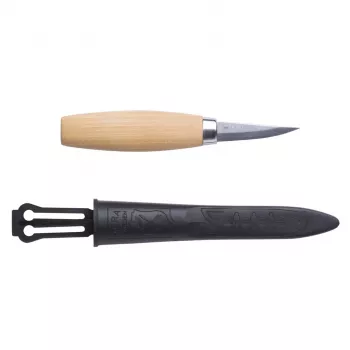 Morakniv Wood Carving 120 medžio drožybos peilis su laminuotu plienu