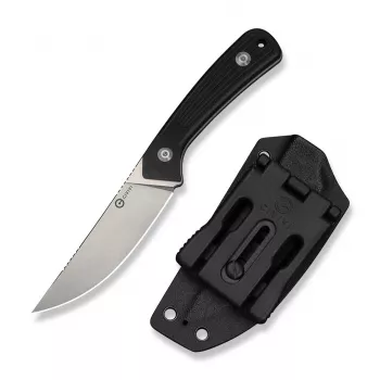 CIVIVI Carveth fiksuoto ašmenų peilis AEB-L juodas G10 (C25040-1)
