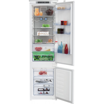 BEKO BCNA306E4SN integruojamas šaldytuvas-šaldiklis, 193,5 cm, energijos klasė E, HarvestFresh, NeoFrost, Metal Wall