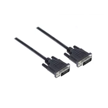 EXSYS DVI-D Dual Link kabelis 24+1 kontaktų, vyriškas-vyriškas, 5 m, juodas EX-K6310-5
