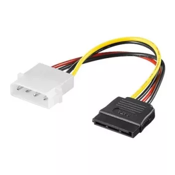 EXSYS S-ATA maitinimo kabelis 1 x 4 kontaktų į 1 x 15 kontaktų, 15 cm (EX-K3610)