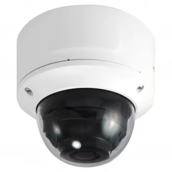 LevelOne FCS-4203 2MP lauko kupolinė IP vaizdo stebėjimo kamera su H.265, PoE ir garsu
