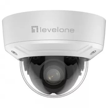 LevelOne FCS-3461 kupolinė IP kamera 2MP 4x optinis priartinimas H.265 PoE vidaus/lauko