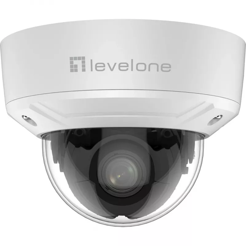 LevelOne FCS-3461 kupolinė IP kamera 2MP 4x optinis priartinimas H.265 PoE vidaus/lauko