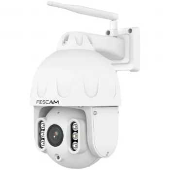 FOSCAM SD8P lauko pan/tilt Wi-Fi kamera, 8MP 4K, 4x optinis priartinimas, IP66, balta