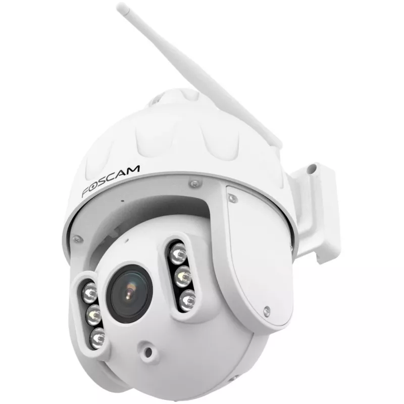 FOSCAM SD8P lauko pan/tilt Wi-Fi kamera, 8MP 4K, 4x optinis priartinimas, IP66, balta