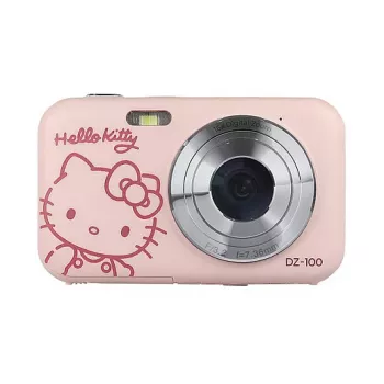Yashica DZ-100 Hello Kitty rausvas skaitmeninis fotoaparatas - 3,2 MP kompaktinis