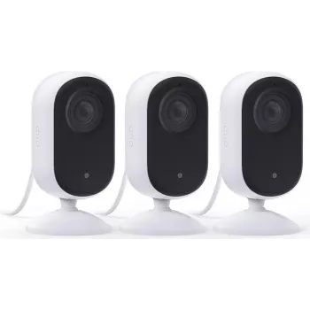 Arlo Essential 3 2K kameros su panorama ir pakreipimu vidaus stebėjimui (2 vnt., baltos)