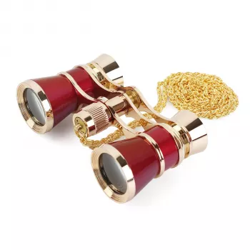 Braun Binocular Opera 3x25 aukso/bordo spalvos žiūronai