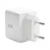 EFB Elektronik G301CE 30W USB-C GaN įkroviklio rinkinys su 2 m USB-C kabeliu, baltas