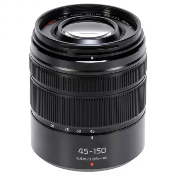 Panasonic Lumix G Vario 45-150mm f/4.0-5.6 ASPH MEGA O.I.S. objektyvas Micro Four Thirds sistemai - H-FS45150EKA