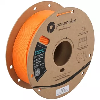 Polymaker PolyTerra PLA HT-PLA-PRO oranžinė 1kg 1,75mm 3D spausdintuvo gija PA20006