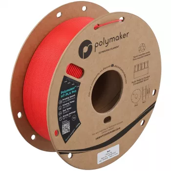 Polymaker PolyLite HTPLA Pro Red 1kg 1,75mm 3D spausdintuvo filamentas PA20004