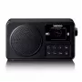 Lenco PDR-033BK nešiojamas DAB+/FM radijas su Bluetooth ir įkraunama baterija - juodas