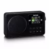 Lenco PDR-033BK nešiojamas DAB+/FM radijas su Bluetooth ir įkraunama baterija - juodas
