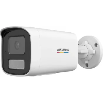 Hikvision DS-2CD1T47G3-LIU(4mm) 4MP ColorVu Lite IP cilindrinė kamera su baltos šviesos apšvietimu, įmontuotu mikrofonu, IP67, PoE