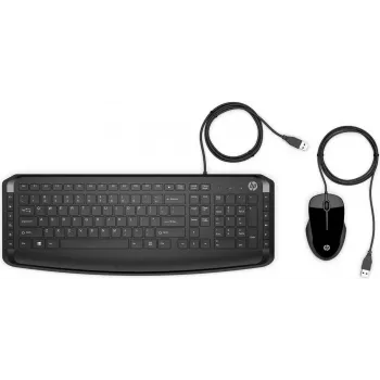 HP Wired Keyboard Mouse 250 Combo (9DF28AA#ABS) laidinė klaviatūros ir pelės rinkinys