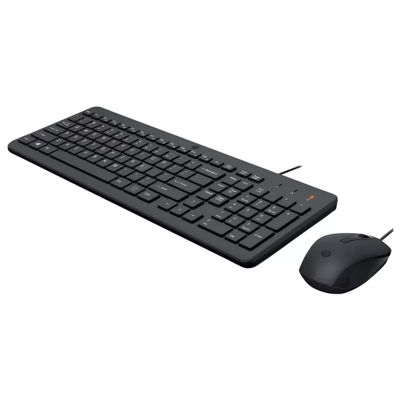 HP 150 laidinė klaviatūros ir pelės rinkinys – USB – prancūziška AZERTY