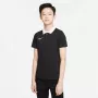 Nike Dri-FIT Park 20 polo marškinėliai vaikams, unisex, trumpomis rankovėmis, juodi CW6935 010, dydis S