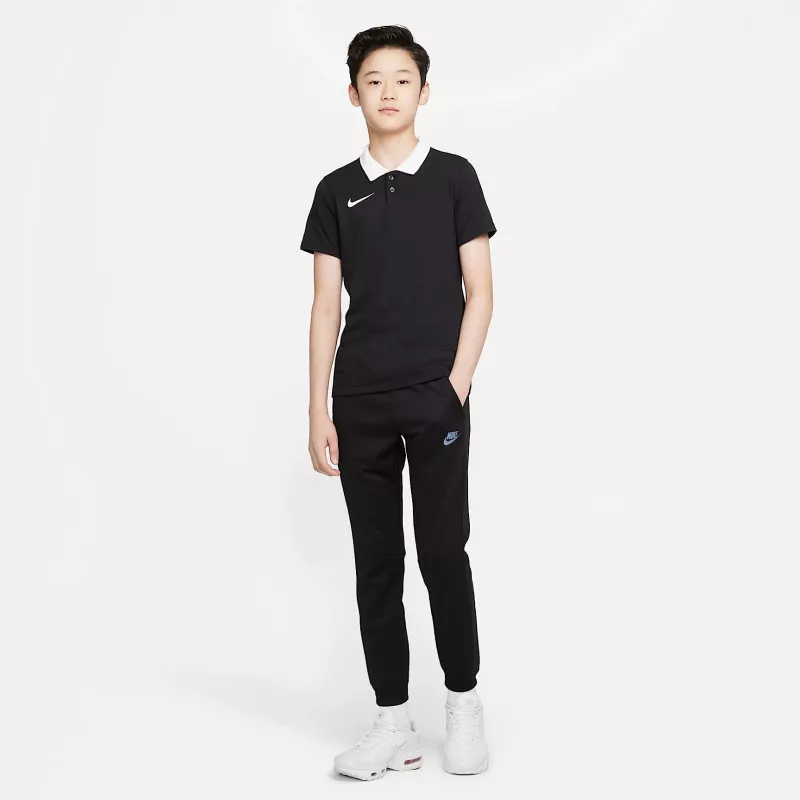 Nike Dri-FIT Park 20 polo marškinėliai vaikams, unisex, trumpomis rankovėmis, juodi CW6935 010, dydis S