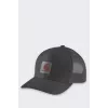 Carhartt Twill Mesh-Back Logo Patch Cap - juoda