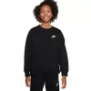 Nike Sportswear Club Fleece pilno užtrauktuko gobtuvas - juodas - Big Kids' XL