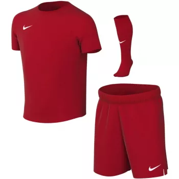 Nike Dri-FIT Park VIII mažų vaikų futbolo komplektas University Red/White, dydis L