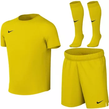 Nike Dri-FIT Park VIII vaikų futbolo komplektas Opti Yellow/Black S dydis