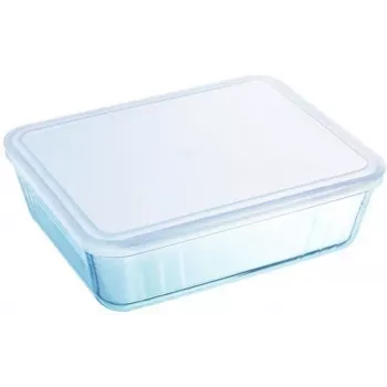 PYREX troškinio indas su dangčiu, 0,8 L, apvalus, borosilikatinis stiklas