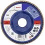 Bosch X431 Standard metalinis lapų šlifavimo diskas, 115 mm, cirkonio aliuminio oksidas, P60 grūdėtumas, 22,23 mm kiaurymė 2608601272