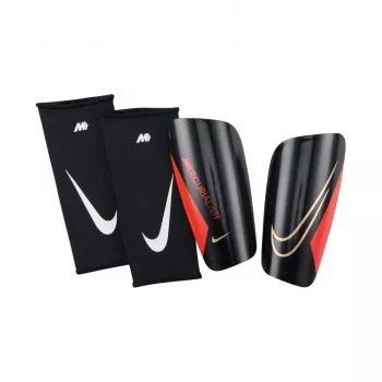 Nike Mercurial Lite SuperLock futbolo blauzdų apsaugai juodi L