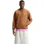 Nike Club FT PO Hoodie vyriškas flisinis džemperis su gobtuvu, šviesiai rudos spalvos, FN3866 270, M