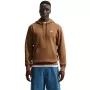 Nike Club Fleece vyriškas džemperis su apvalia iškirpte, rudas FN3859 270, dydis S