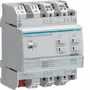 Hager TYAS624D KNX Secure 4 kanalų žaliuzių/roliuoklių pavara 24V DC