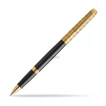 Waterman Hemisphere Rolerio rašiklis - Fine, blizgiai juodas su chromuotu apdailu, dovanų dėžutė 2225136