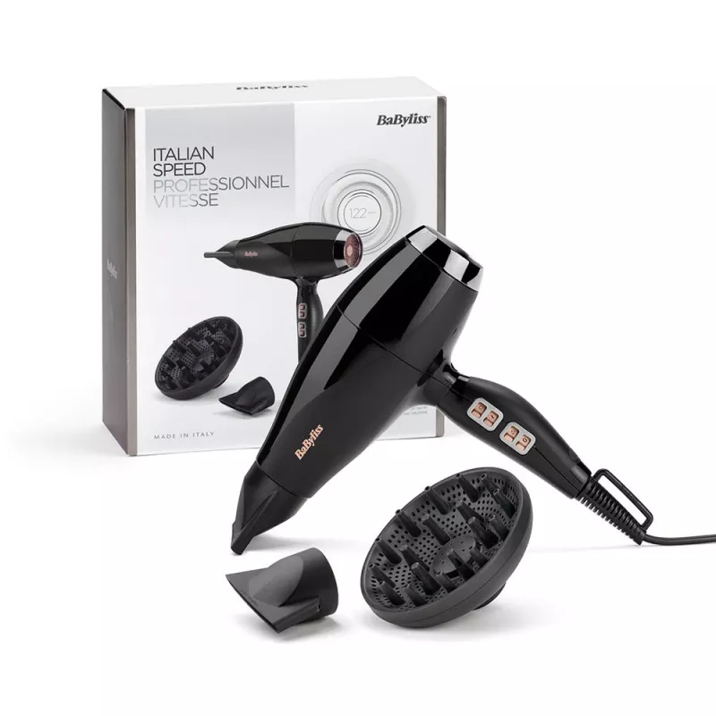 Babyliss Air Power Pro plaukų džiovintuvas, 2300W, juodas